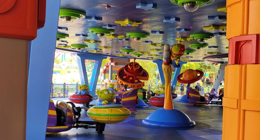 Alien Swirling Saucers at Disney World's Hollywood Studios