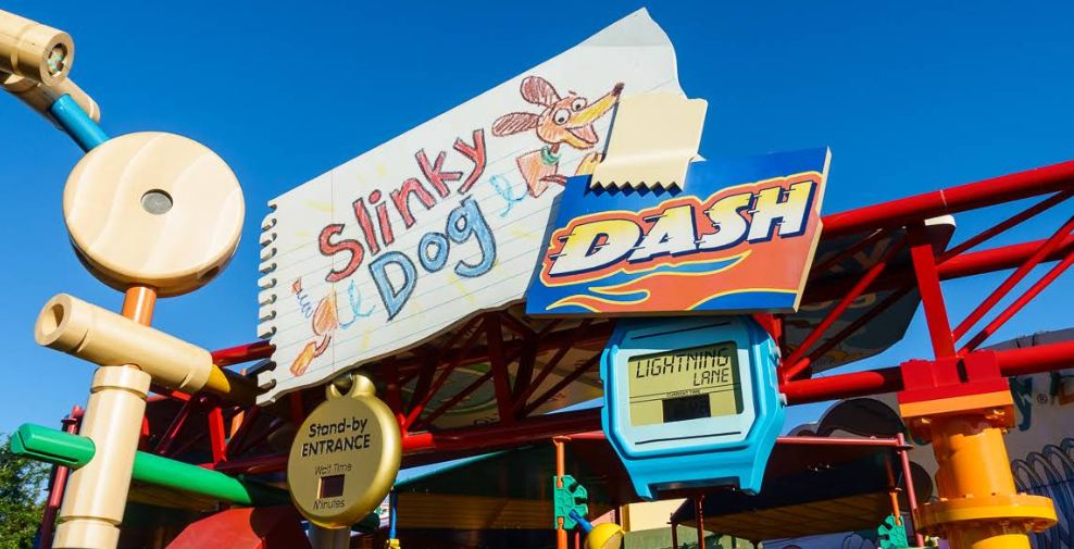 Slinky Dog Dash at Disney World's Hollywood Studios