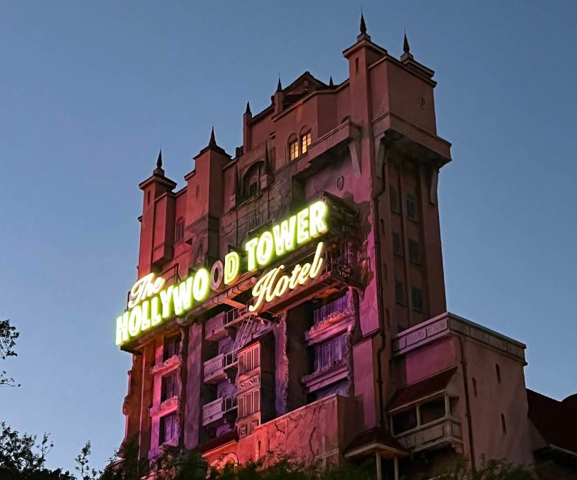 The Twilight Zone Tower of Terror at Disney World's Hollywood Studios