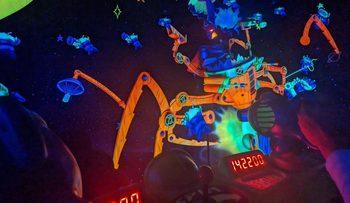 Buzz Lightyear's Space Ranger Spin at Disney World's Magic Kingdom