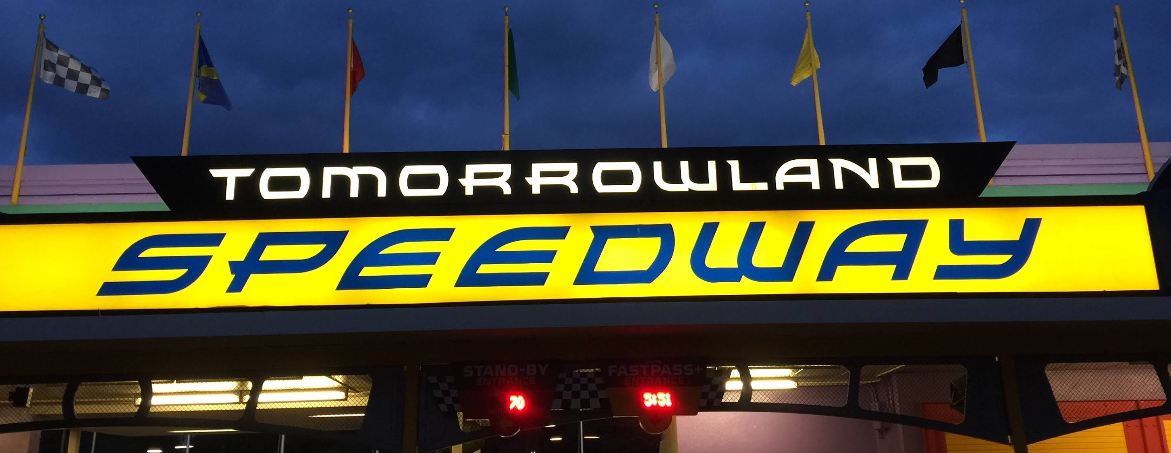 Tomorrowland Speedway at Disney World's Magic Kingdom